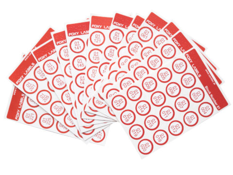 Foxy Labels   Block 1