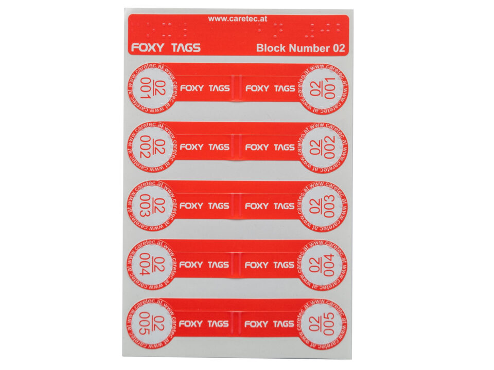 Foxy Tags Block 2